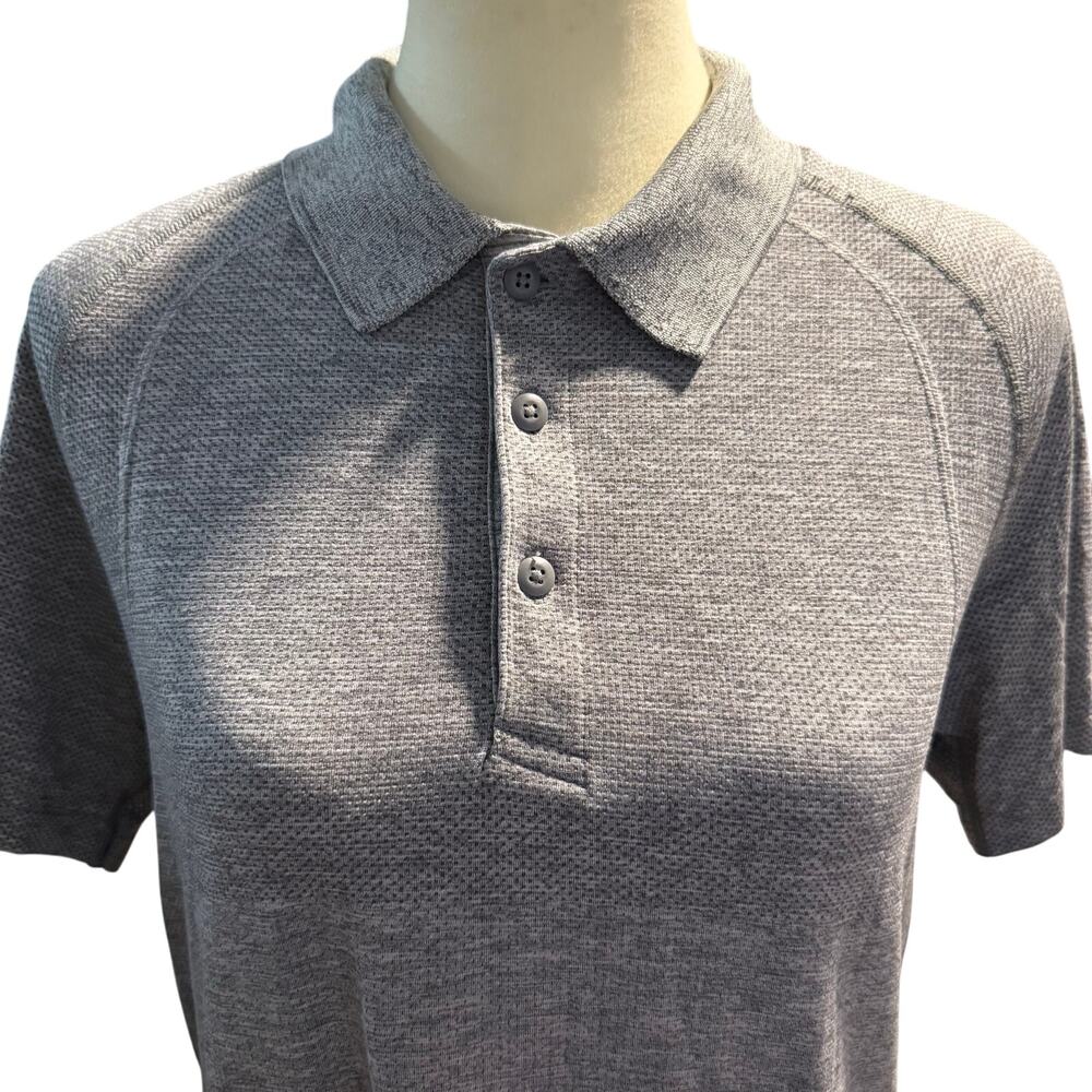Lululemon Metal Vent Tech Polo, Gray, Men's Size Medium